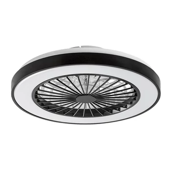 Plafoniera cu ventilator Rabalux DALFON2 plastic, negru, alb, LED, 40W, 2200lm, 3000K-4000K-6000K - 71336