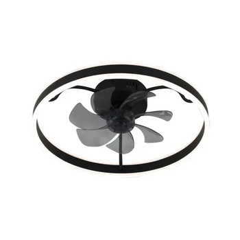 Plafoniera cu ventilator Rabalux FANFY metal, acril, negru, alb, LED, 40W, 2200lm, 3000K-4000K-6000K - 71337