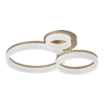 Plafoniera Rabalux AMILIA metal, plastic, aur, alb, LED, 24W, 3000-4000-6500K, 2400Lm - 71383
