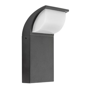 Aplica de perete exterioara Rabalux Hongkong metal, plastic, negru, LED, 4000K, 9W, 660lm, IP65 - 7166