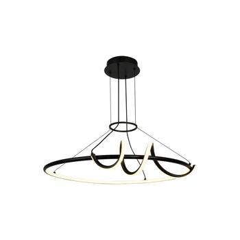 Pendul Rabalux MENAZI metal, silicon, negru, alb, LED, 46W, 3000-6500K, 4160Lm - 72022