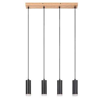 Pendul Rabalux TORAS lemn, metal, negru, GU10 - Rabalux-72124