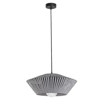Pendul Rabalux REVAN metal, textil, negru, gri, E27 - 72150