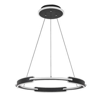 Pendul Rabalux SINDRI metal, plastic, negru, alb, LED, 45W, 3200lm, 3000K-4000K - 72229