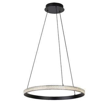 Pendul Rabalux GRETE metal, acril, negru, alb, LED, 3000K, 32W, 2150lm - 72258