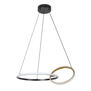 Pendul Rabalux EMILION metal, plastic, negru, alb, LED, 36W, 2150lm, 4000K - 72296