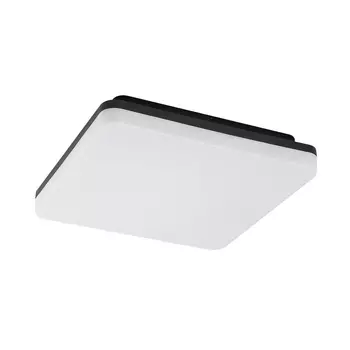 Plafoniera exterioara Rabalux Pernic plastic, negru, alb, LED, 4000K, 24W, 2400lm, IP54 - 7250