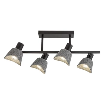 Plafoniera Rabalux FARELIA metal, fetru, negru, gri, E14 - 73010