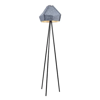Lampadar Rabalux LOMIRO metal, fetru, negru, gri, E27 - 74000