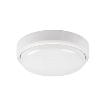 Aplica de perete exterioara Rabalux Hort plastic, alb, LED, 4000K, 15W, 1300lm, IP54 - 7406