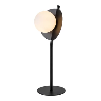 Veioza Rabalux JULES metal, sticla, negru, alb, G9 - 74221