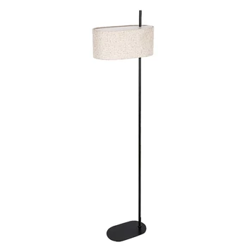 Lampadar Rabalux NARMIN metal, textil, negru, bej, E27 - 74240