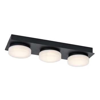 Plafoniera pentru baie Rabalux ATTICHUS metal, plastic, negru, alb, LED, 4000K, 18W, 1700lm - Rabalux-75003