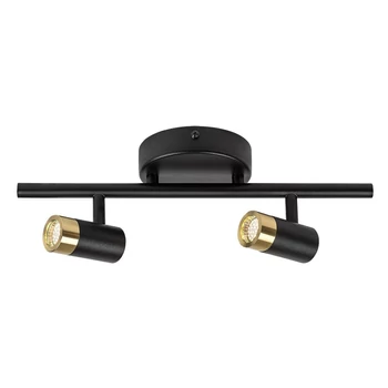 Aplica de perete pentru baie Rabalux KADIR metal, negru, aur, LED, 6W,4000K, 550Lm, IP44 - 75041
