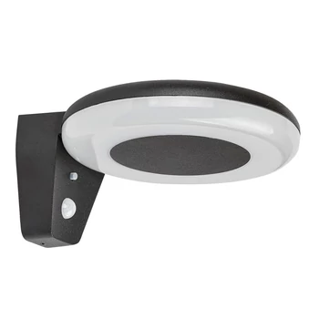 Lampa solara cu senzor Rabalux Certovo metal, plastic, negru, alb, LED, 4000K, 4W, 360lm, IP44 - 77010