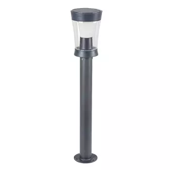 Lampadar solar de exterior cu senzor Rabalux ANGERS plastic, gri, transparent, LED, 4000K, 3W, 300lm, IP65 - 77038