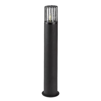 Lampadar exterior Rabalux HAREN metal, plastic, negru, transparent, E27, IP54 - 77084