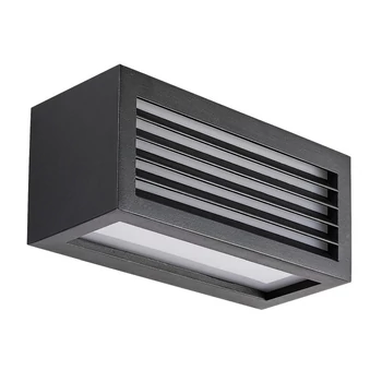 Aplica de perete exterioara Rabalux LUBLIN metal, plastic, negru, alb, LED, 4000K, 10W, 480lm, IP54 - 77100