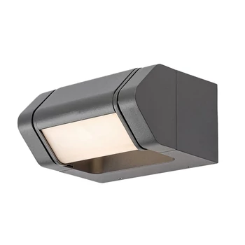 Aplica de perete exterioara Rabalux MEDNA metal, plastic, antracit, alb, LED, 3000K, 8W, 530lm, IP54 - 77103