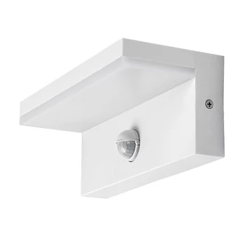 Aplica de perete exterioara cu senzor de miscare Rabalux ZARAGOZA plastic, alb, LED, 9W, 850lm, 2700K-4000K-6500K, IP54 - 77116