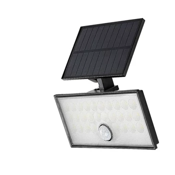Lampa solara Rabalux ZAVOD plastic, negru, transparent, LED, 8W, 800lm, 5000K, IP65 - 77129
