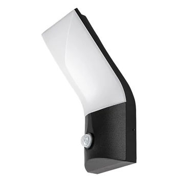 Aplica de perete exterioara cu senzor de miscare Rabalux TOLNA metal, plastic, negru, alb, LED, 10W, 770lm, 3000K, IP54 - 77172