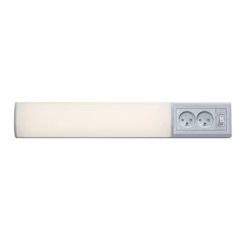 Corp de iluminat Rabalux BATH metal, plastic, argintiu, alb, LED, 10W, 4000K, 900Lm - 78040
