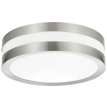 Plafoniera exterior Rabalux STUTTGART E27 metal crom satinat cu abajur plastic albstil modern IP44 - 8220