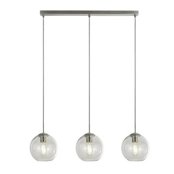Pendul Searchlight BALLS metal, sticla, crom, transparent, E14 - 1033-3CL