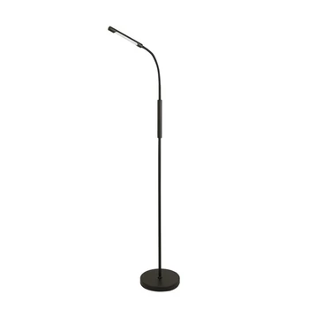 Lampadar Searchlight PLUME metal, acril, negru, alb, LED, 5W, 3000K, 339 Lm - 10430BK