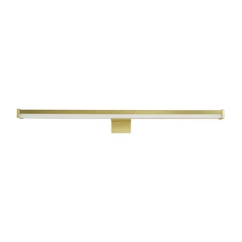 Aplica de perete pentru baie Searchlight KOS metal, acril, auriu, alb, LED, 9W, 3000K, 687 Lm, IP44 - 17003-40GO