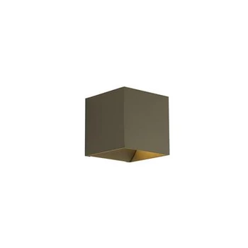 Aplica de perete Searchlight Newton metal, maro, G9, 5W - 24127LT