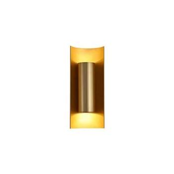 Aplica de perete Searchlight Roll metal, auriu, GU10, 10W - 28145GO