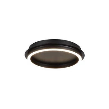 Plafoniera Searchlight Stellaris metal, acril, negru, alb, LED, 16W, 1926lm, 3000K - 31283-36BK
