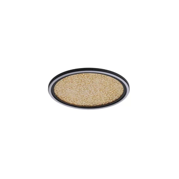 Plafoniera Searchlight LUNA metal, plastic, negru, alb, auriu, LED, 32W, 3000K, 1438 Lm - 31908-400GO