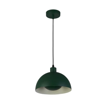 Pendul Searchlight MARS metal, verde, crem, E27 - 35411GR