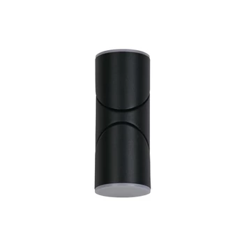 Aplica de prete exterioara Searchlight SOHO metal, acril, negru, LED, 12W, 3000K, 625 Lm, IP65 - 36180BK