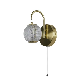Aplica de perete Searchlight ALLURE metal, acril, alama, LED, 5W, 3000K, 430 Lm - 51481SB