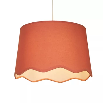 Abajur Searchlight Evan textil, portocaliu, B22, E14, E27 - 53102