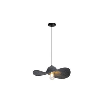 Pendul Searchlight Ripple metal, pasla, negru, gri, E27, 10W - 55103BK
