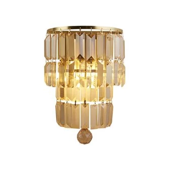 Aplica de perete Searchlight EMPIRE metal, cristal, alama,sampanie, E14 - 61321-2SB