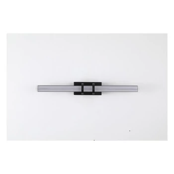 Aplica de perete pentru baie Searchlight PARMA metal, sticla, negru, transparent, LED, 10W, 3000K, 320 Lm - 66412BK