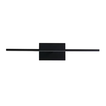 Aplica de perete pentru baie Searchlight AMALFI metal, acril, negru, LED, 10W, 3000K, 715 Lm, IP44 - 68241-61BK
