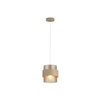 Pendul Searchlight Royal metal, sticla, nisip, chihlimbar, E27, 60W - 82431-1SA
