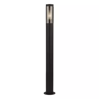 Lampadar exterior Searchlight BATTON metal, plastic, negru, fumuriu, E27, IP44 - 93901-900BK