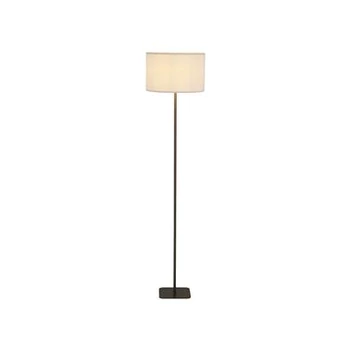 Lampadar Searchlight Chelsea metal, textil, maro, alb, E27, 60W - EU50502LT