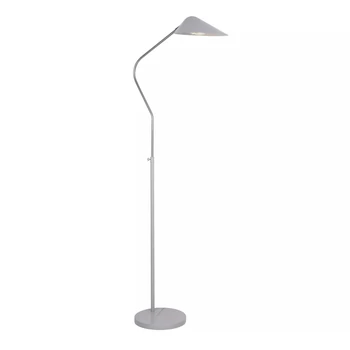 Lampadar Searchlight Swan metal, crom, alb, E27, 60W - EU60420WH