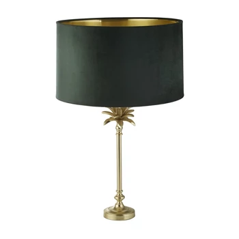 Veioza Searchlight PALM metal, catifea, alama, verde, E27 - EU81210GR