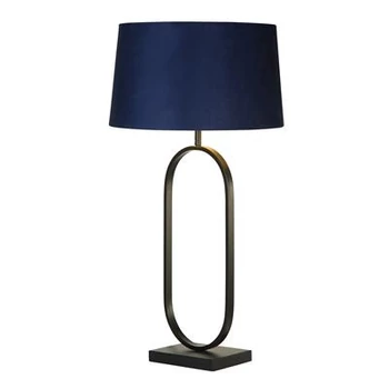 Veioza Searchlight Modish metal, textil, negru, mov, E27, 60W - EU94101AZ