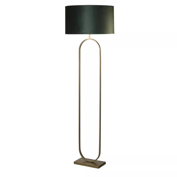 Lampadar Searchlight Modish metal, textil, bronz, verde, E27, 60W - EU95102GR